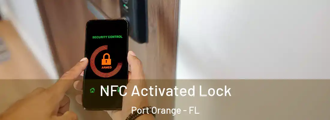 NFC Activated Lock Port Orange - FL